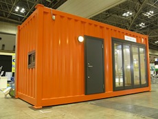 展示用コンテナハウス