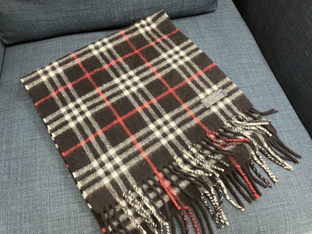 バーバリー買取/おたからや箕面店/ブランド買取/マフラー買取/箕面市/池田市/豊中市のお客様